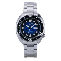 Heimdallr Sharkey Mini Turtle Blue Devil Fish on steel bracelet