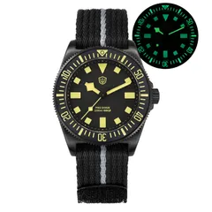 Watchdives EXD-38 in a black PVD case with C3 markers