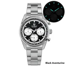 Watchdives WD0526 with black aventurine dial and white subdials