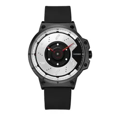 Cadisen C9059M in a black case on a black silicone strap