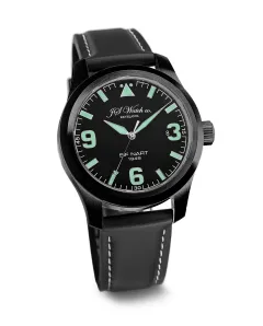 JS Watch Co. Reykjavik Sif N.A.R.T. 1948 Black Case, Black Dial