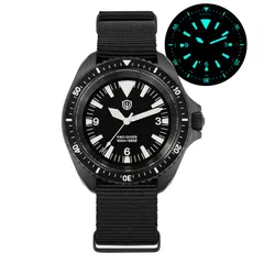 Watchdives WD1980 V3 no-date with black PVD case