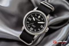 Lüm-Tec Combat B73 on a black nylon strap