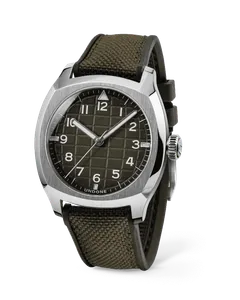 Undone Terra II Safari with olive grenade dial on an olive strap