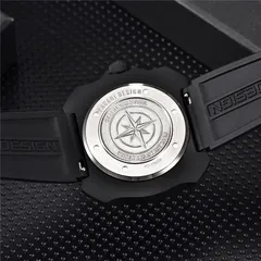 Pagani Design PD-YN009 solid screw-down caseback with compass-rose engraving, "Water resistant 200M" and PD-YN009