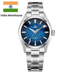 AddiesKIN K003 with blue dial (India warehouse listing photo)