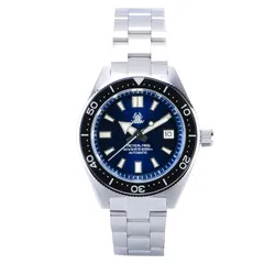 Tactical Frog 62MAS Diver with blue dial on steel bracelet