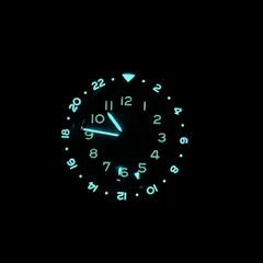 Pagani Design PD-1784 GMT lume on hands, numerals and bezel
