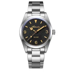 Addiesdive AD2096 with black dial and cream C3 lume