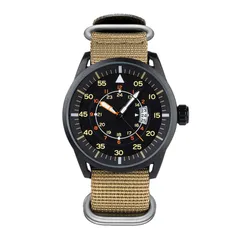 Addies 1508 on the brown (khaki-looking) nylon strap
