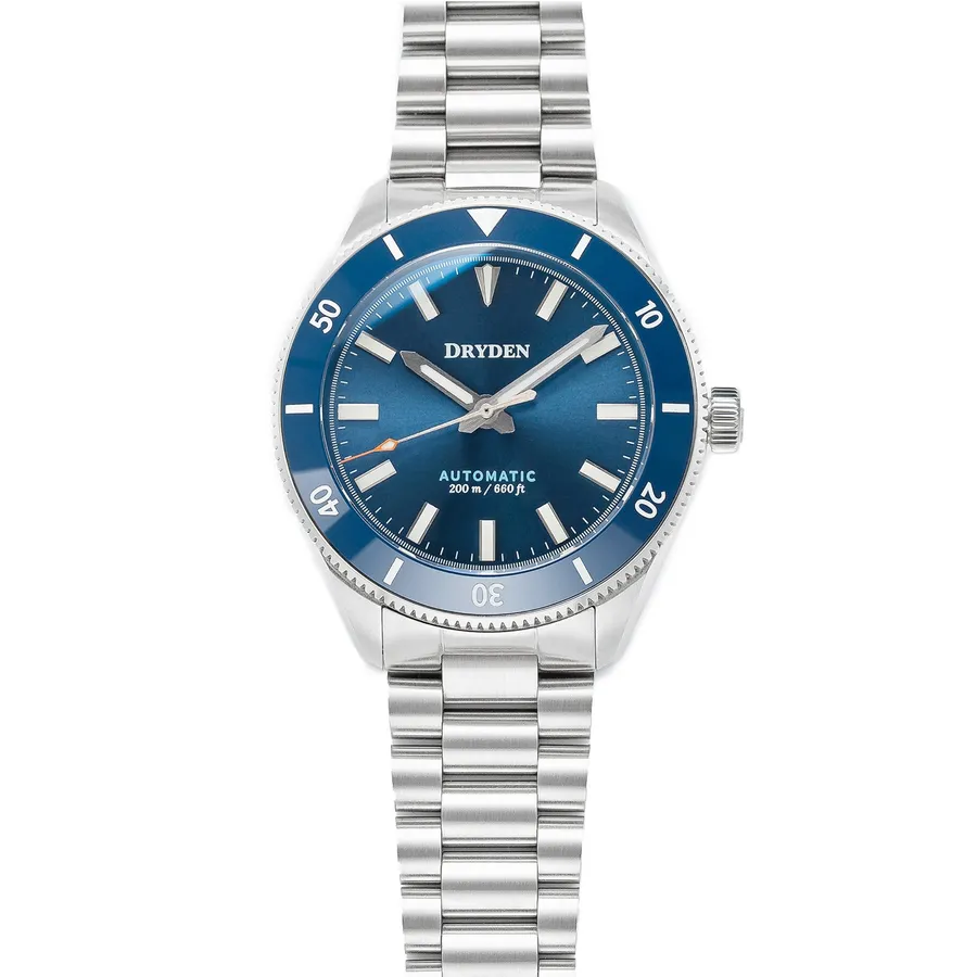 Dryden Pathfinder Midnight Blue without date, blue ceramic bezel