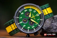 Lüm-Tec RPM 3, gunmetal case and pushers