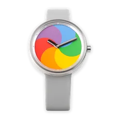 Anicorn TTT The Spinning Beach Ball with a rainbow pinwheel disc