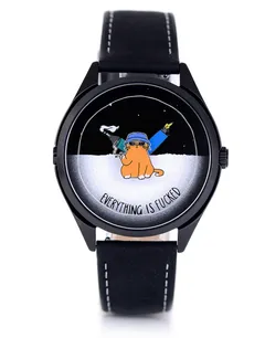 Mr Jones Feline Fine showing the dial's alternate message