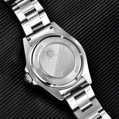 Pagani Design PD-1693 GMT solid caseback engraved "PD-1693" and "Water resistant 200M"