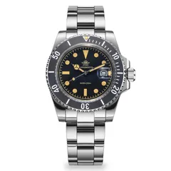 Addiesdive AD2054 with black dial and black ceramic bezel