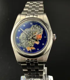 Cincinnati Watch Company Rico the Porcupine, full view on bracelet