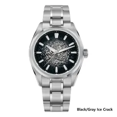 Watchdives WD0003C Elementum with black-grey ice-crack dial
