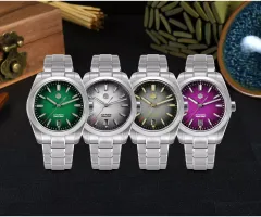 San Martin SN0144 Jian Zhan new dial colors: gradient green, white, black and purple