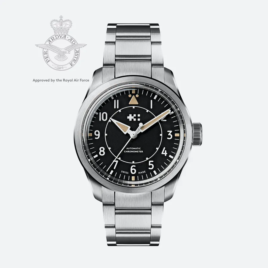 Christopher Ward C65 Cranwell Series 2, Black dial on Bader bracelet