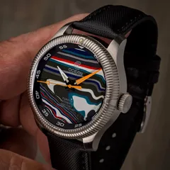 Ocean Crawler Champion Diver, Fordite Unique Piece Color Forge