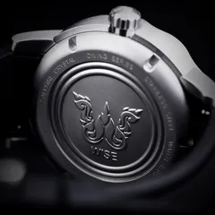 Wise Diving 300M Gen 2 solid caseback with engraved Wise logo