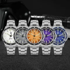 Watchdives WD0019 in white, dark grey, orange, purple and blue