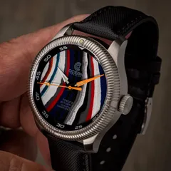 Ocean Crawler Champion Diver, Fordite Unique Piece Chrome Heritage