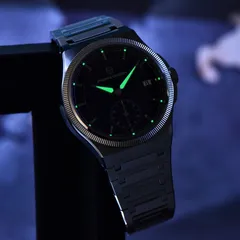 Pagani Design PD-YS029 in the dark, with lume on the hands and hour markers
