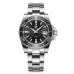 Addiesdive AD2085 with black dial and black ceramic bezel