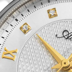 Addies AW25913 dial close-up with hobnail texture and set crystals