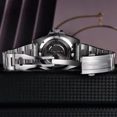 Pagani Design PD-1839 Oyster-style bracelet with fold-over clasp signed Pagani Design