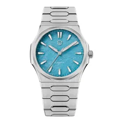 Watchdives WD0016D with blue ice crystal stone dial