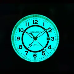 Aquatico Bronze Horizon Hawk GMT lume shot