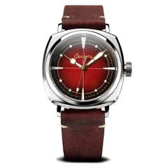 Geckota Pioneer Automatic Brushed Red