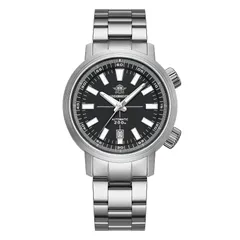 Addiesdive AD2093 "Black A" with black dial and white minute track