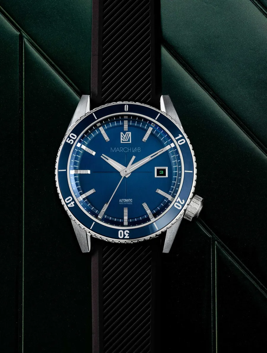 March LA.B Bonzer Automatique Double Blue